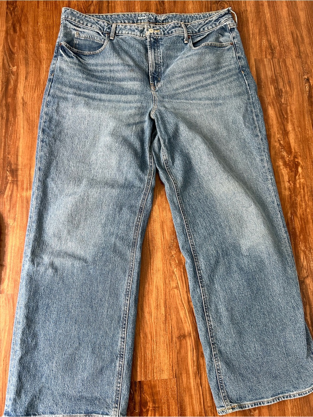 Old Navy Women's Light Blue Wide Leg Jeans